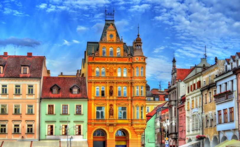 Altstadt von Budweis, Tschechische Republik