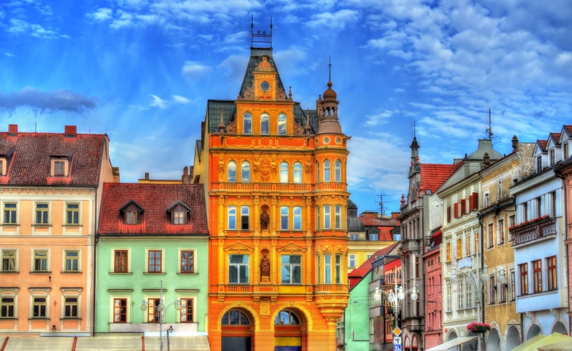 Altstadt von Budweis, Tschechische Republik