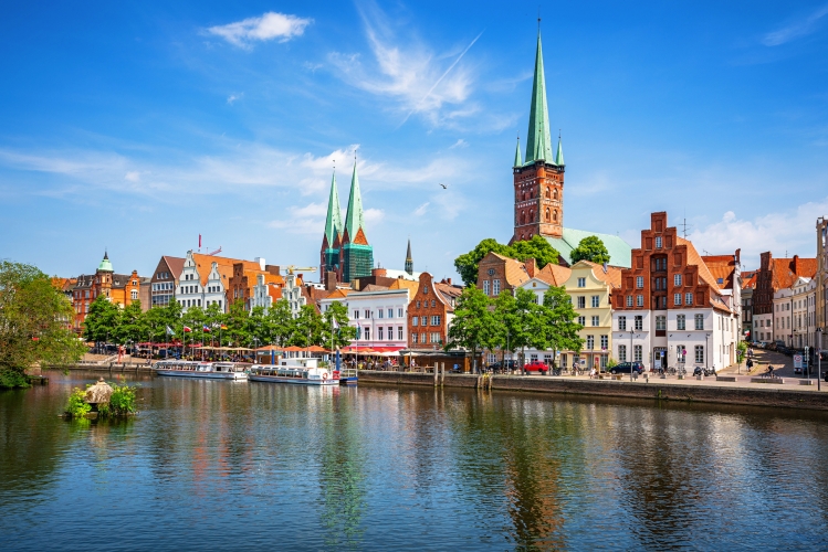Lübeck in Schleswig-Holstein, Deutschland