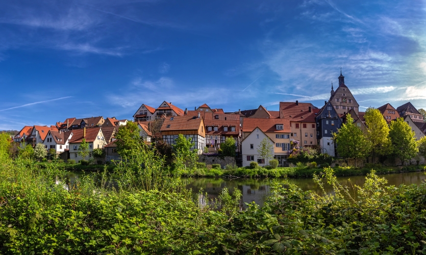 Stadtansicht von Besigheim