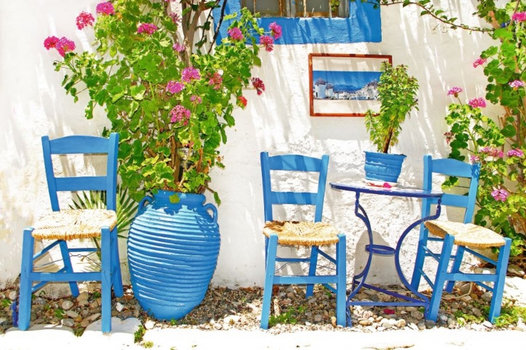 traditional Greece series - small street tavernas