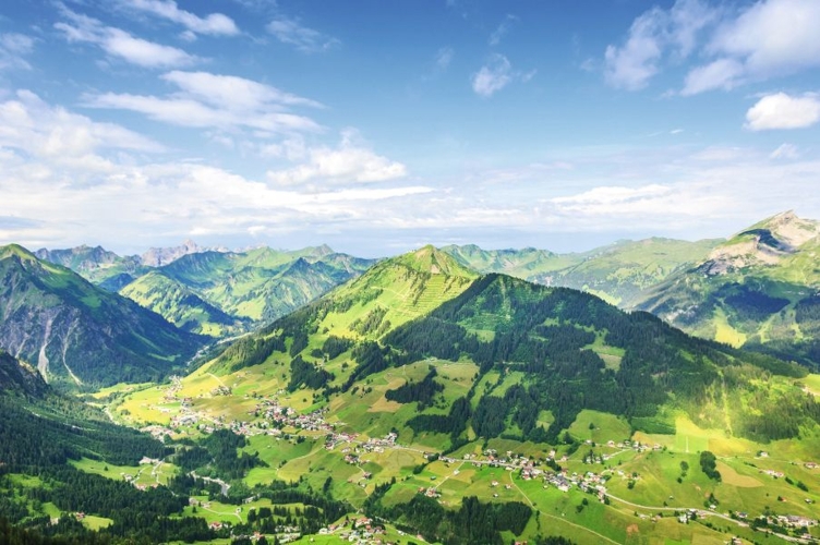 Blick ins Kleinwalsertal