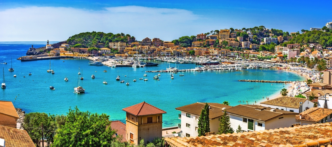 Port de Sóller auf Mallorca